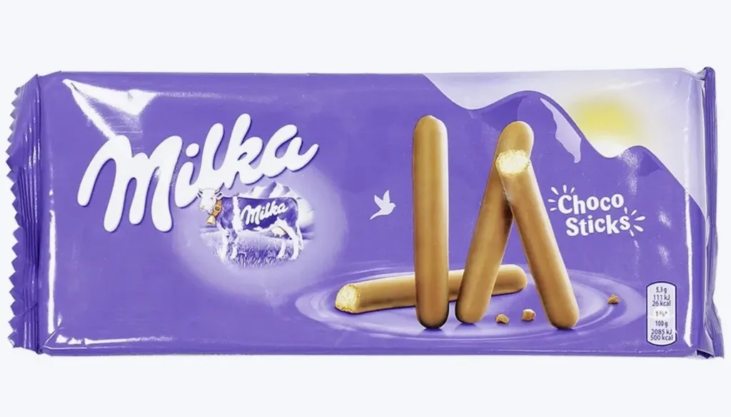 [18-4400] Печенье Milka Choco Sticks, 150г 1\12
