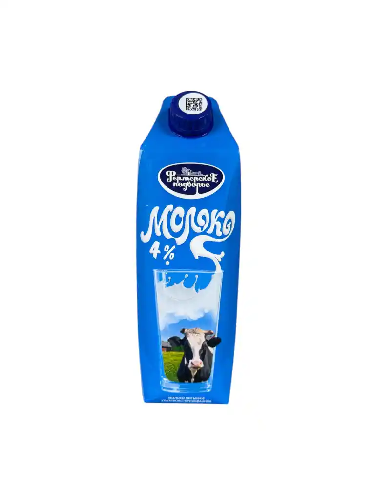 [18-2380] Молоко Фермерское 4% 1/12 9 мес, шт