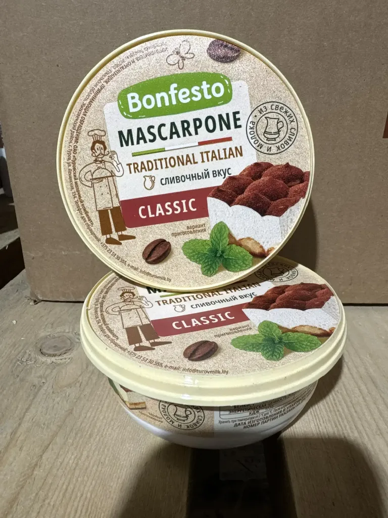 [18-3658] Сыр Маскарпоне 78%  250 гр 1/6, шт