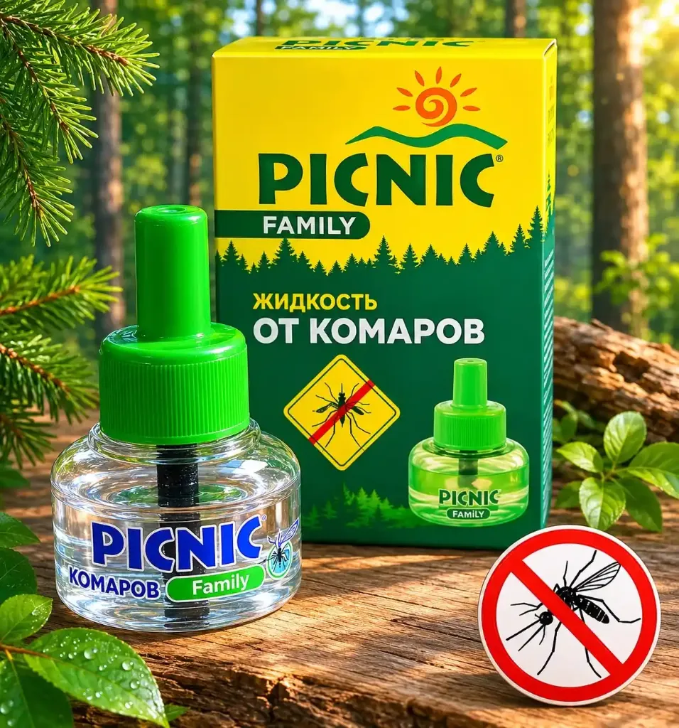 Жидкость от комаров «Picnic»