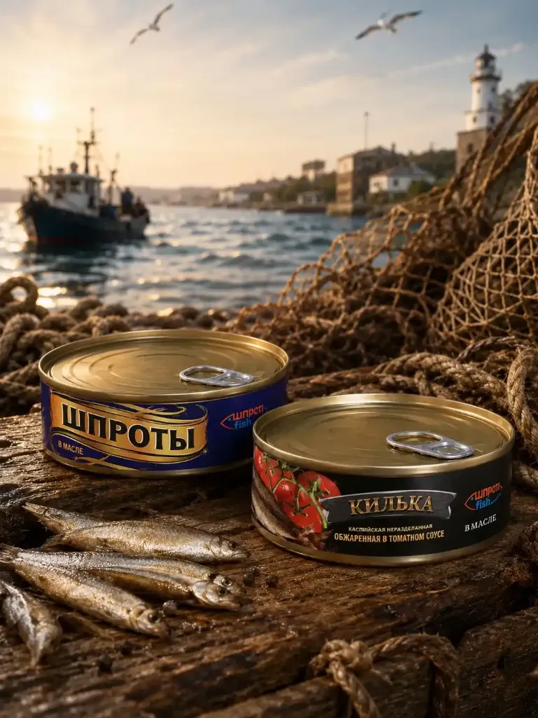 Консервы рыбные «ШпротFish» Килька обжаренная в томатном соусе 240гр
