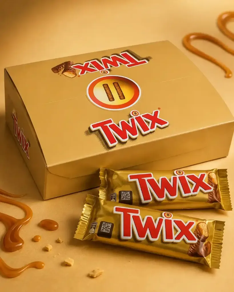 Шоколадный батончик «Twix» 55гр х 40шт