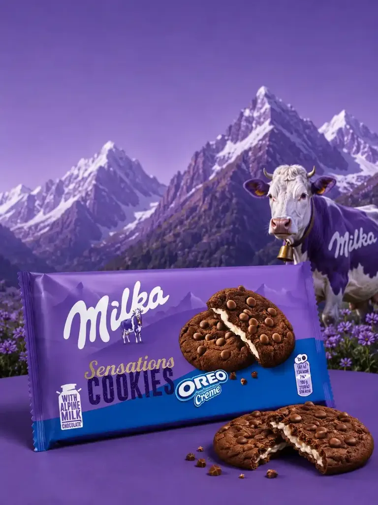 Милка Печенье Sensations 156 гр; 1/12 opeo