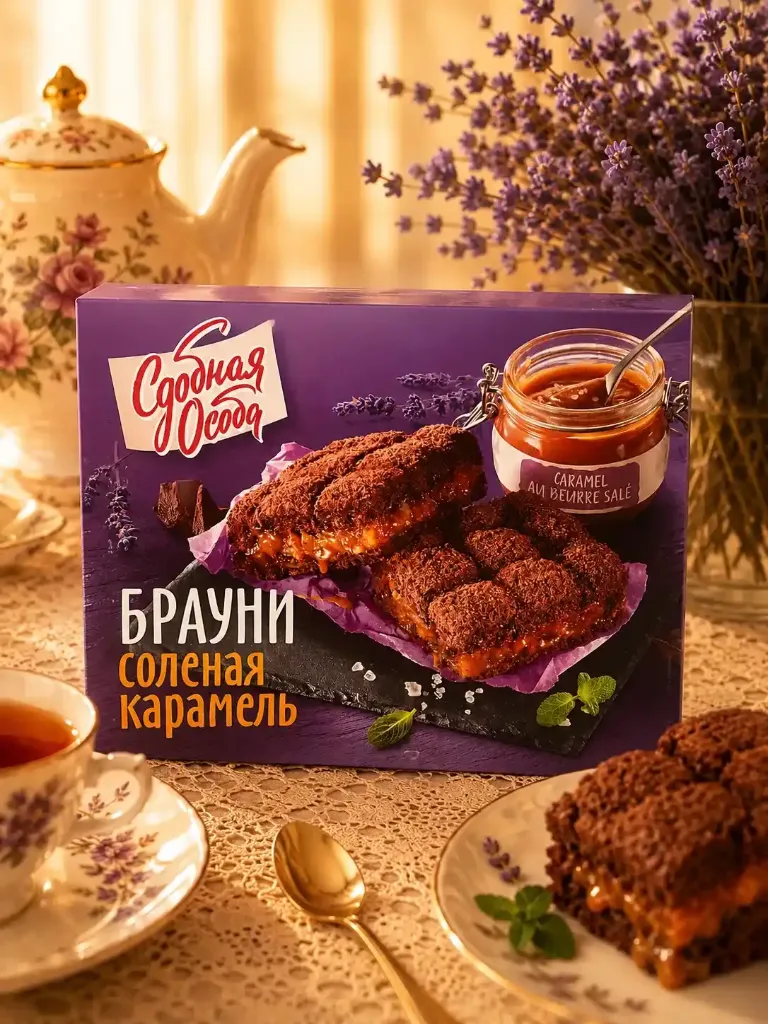 Творожный Брауни 400гр х 8шт