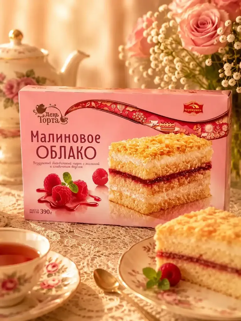 Малиновое облако 390гр х 6шт