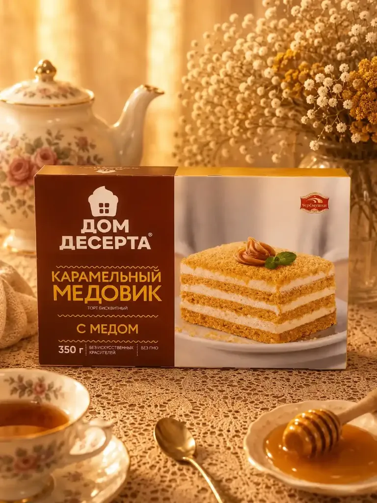 Медовик карамельный 350гр х 6шт