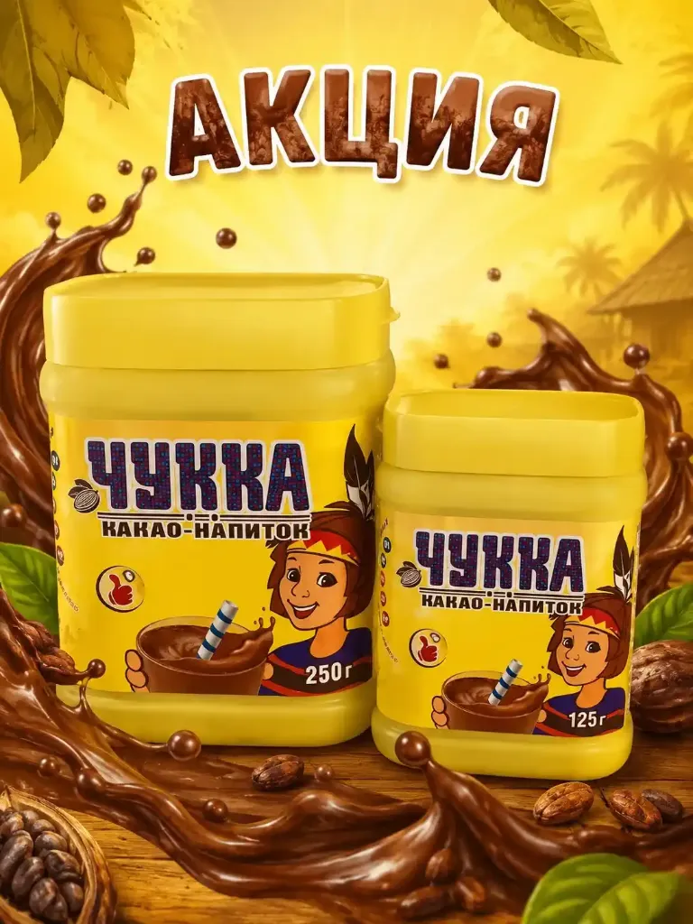Какао напиток «Чукка» 125гр пл/б