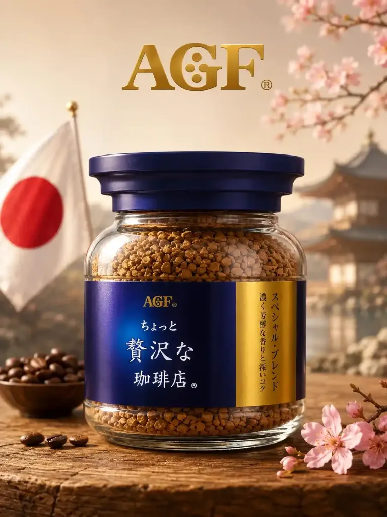Кофе растворимый «AGF» Luxury Gold 80гр Япония