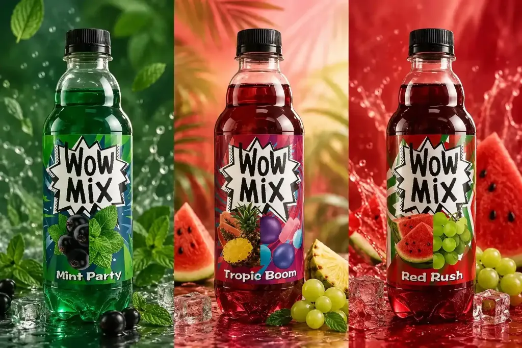Напиток «Wow Mix» Mint Party 0,5 х 12шт