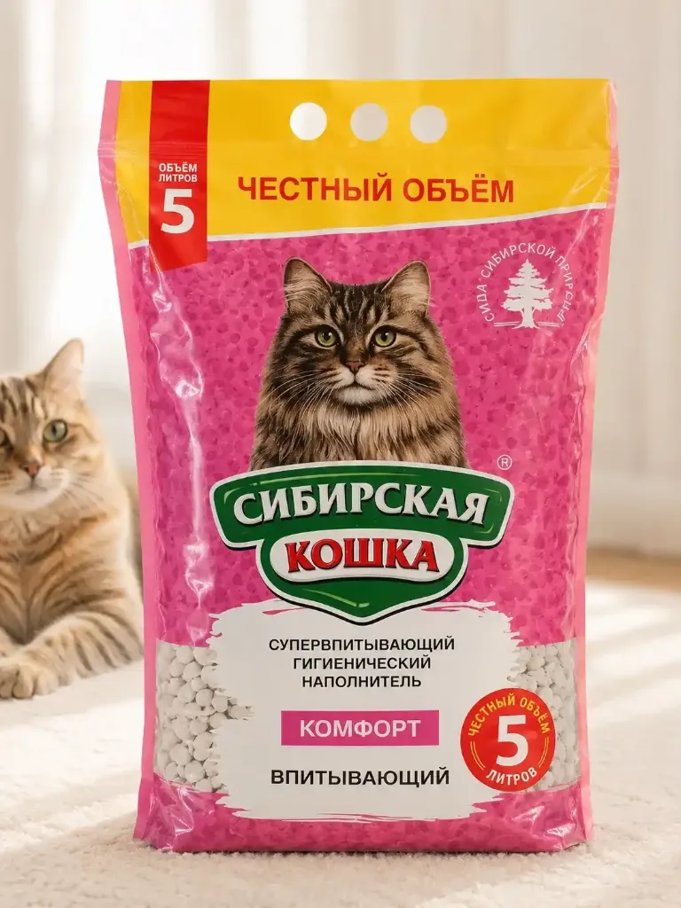 Сибирская кошка «Комфорт»; 5 л.