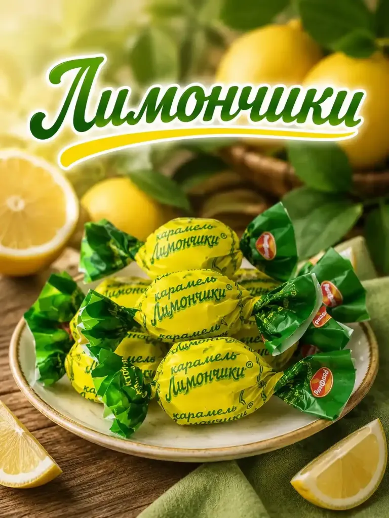 Карамель Лимончики; 1 кг
