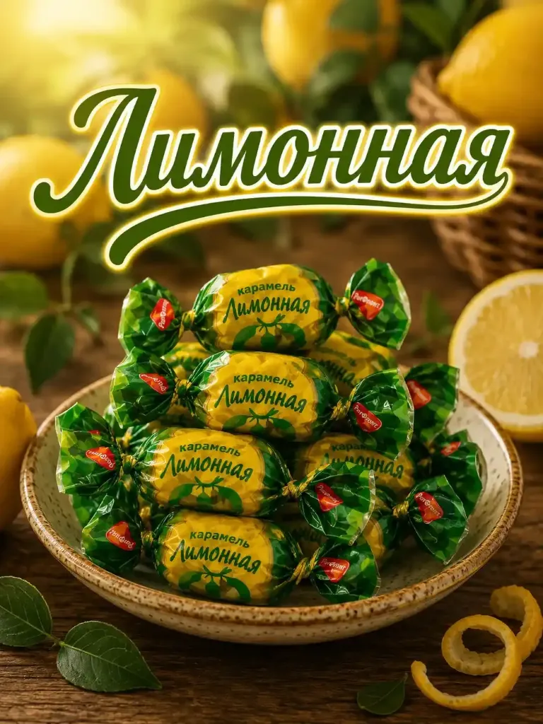 Карамель Лимонная; 1 кг