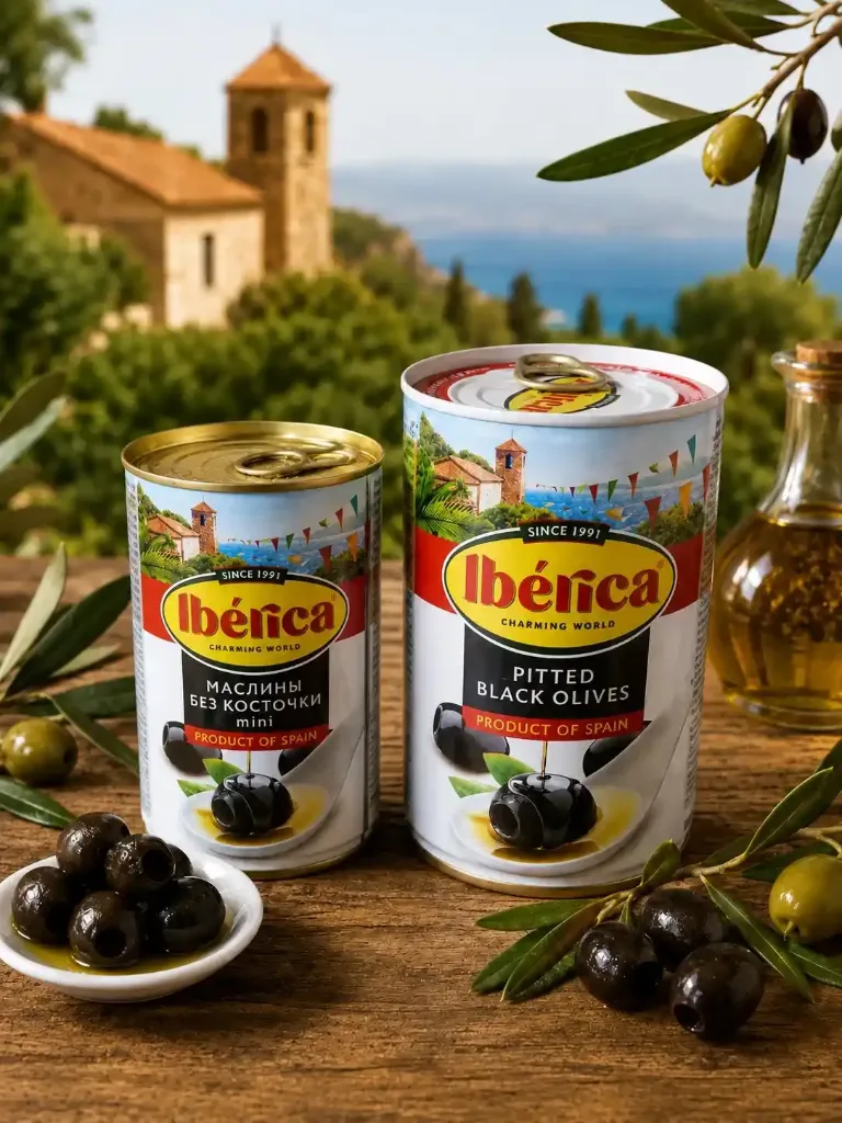 Маслины «Iberica» без косточки -300гр