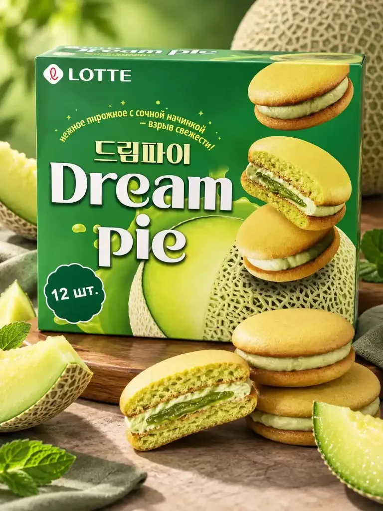 Пирожное «Dream Pie» дыня