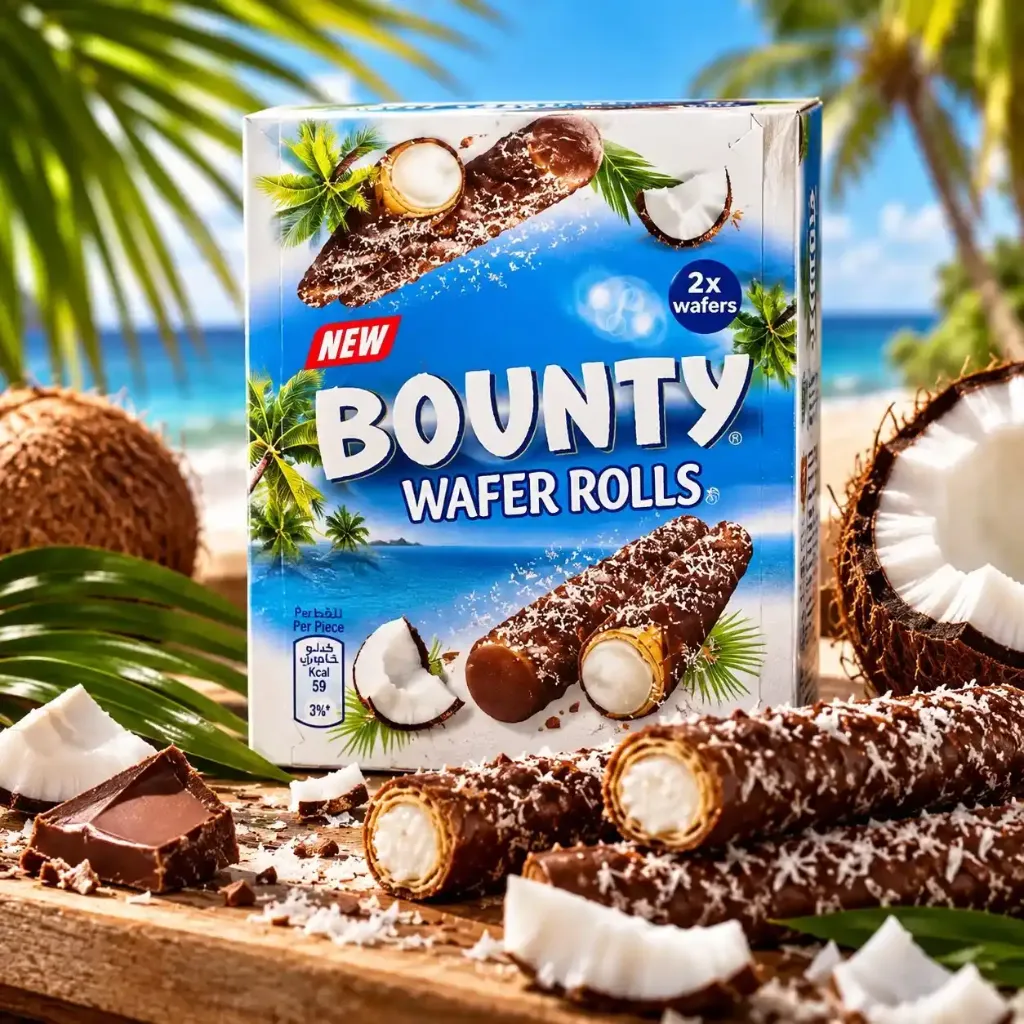 Вафельные трубочки «Bounty» 23,4гр х 12шт