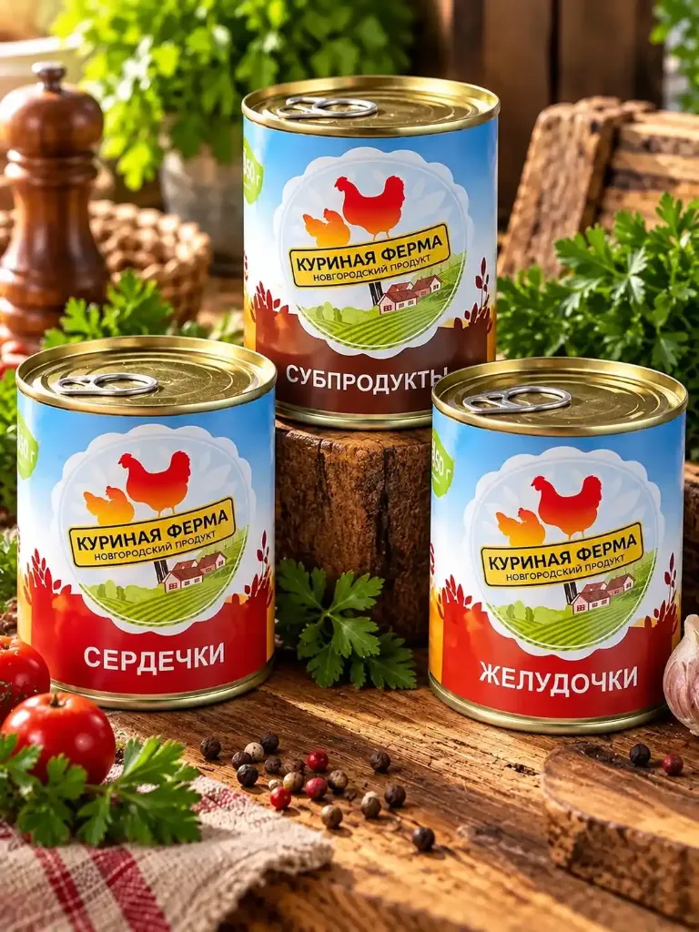 Потрошки куриные Новгород 350гр